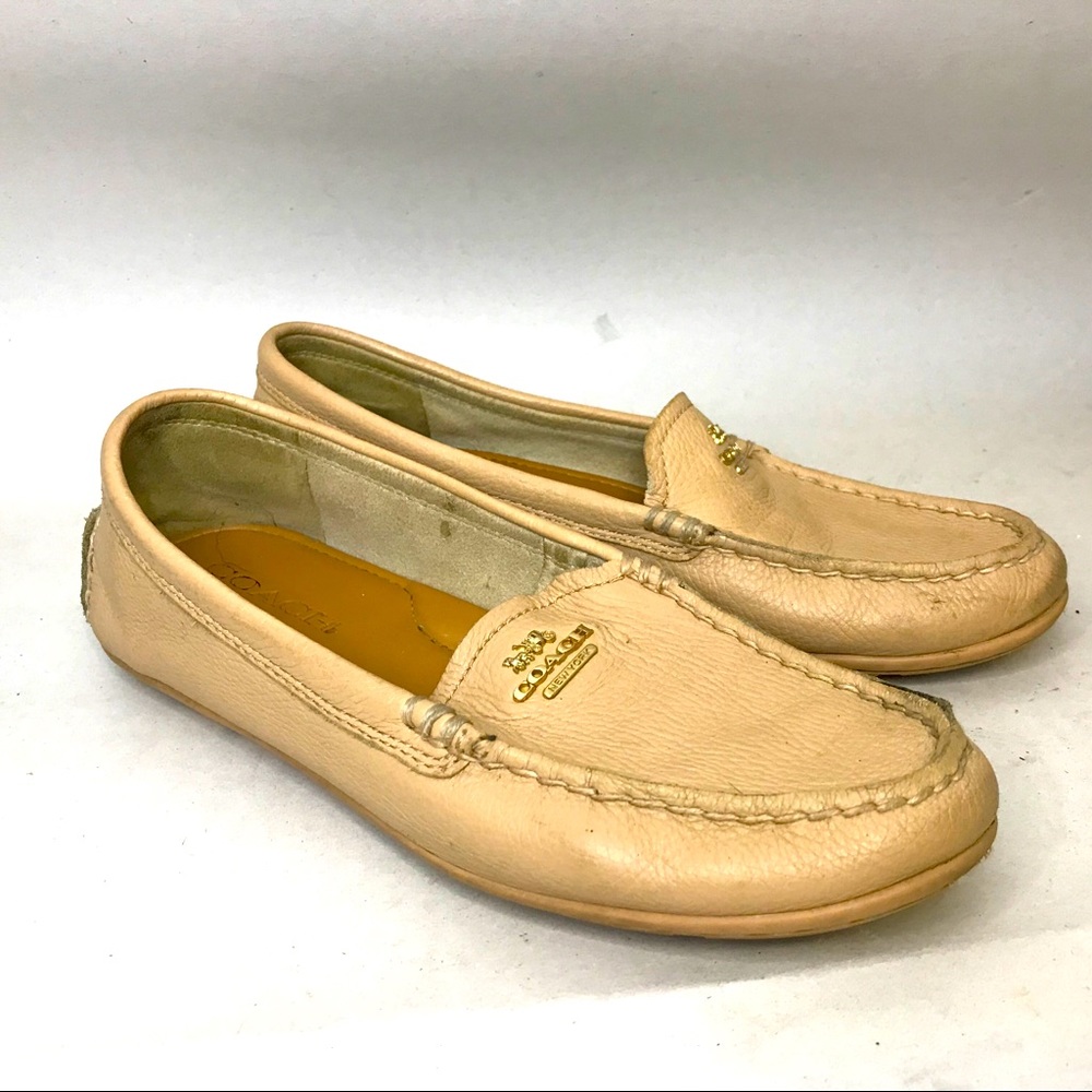 Coach Mary Lock Up Driving Loafer Flats Shoes 7.5